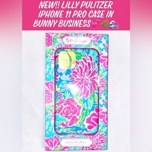 🎉HP🎉New!! Lilly Pulitzer iPhone 11 Pro Case in Bunny Business💕🌿🌊